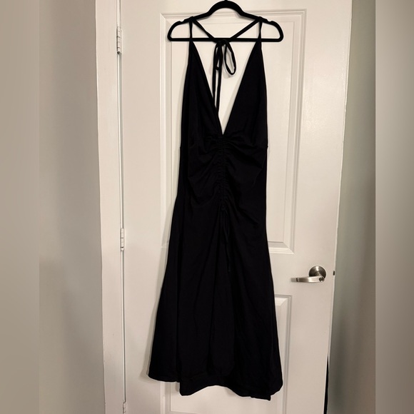 Willow Drawstring A-Line Midi Dress Rebdolls NWT - Picture 2 of 5